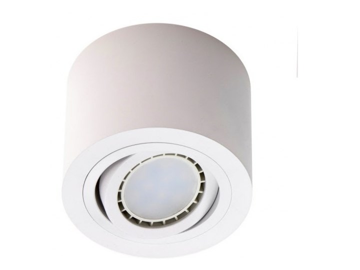 LM P 900 WH PLAFON NOWOCZESNA LAMPA SUFITOWA OPRAWA NATYNKOWA 12 CM ALUMINIUM BIAŁY ES111 LED