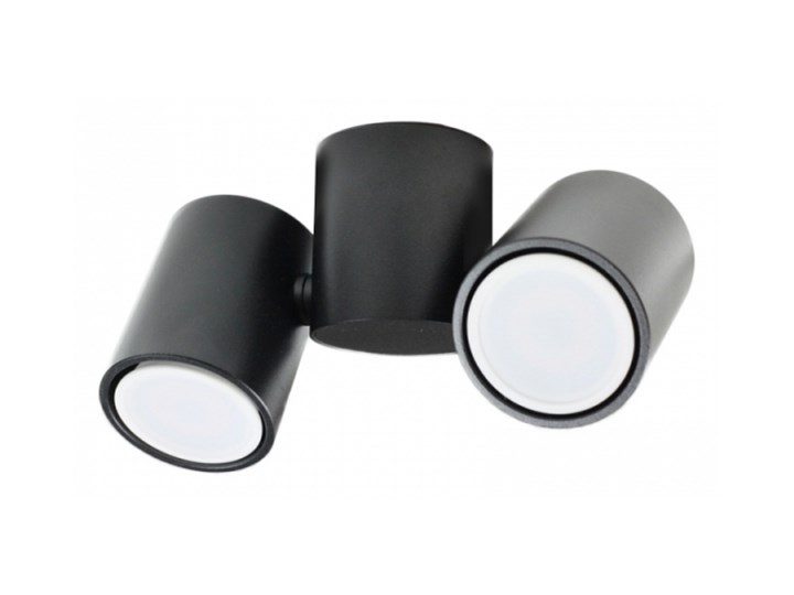 LM P 1327/2 BK REFLEKTOR NOWOCZESNA LAMPA SUFITOWA OPRAWA NATYNKOWA ALUMINIUM CZARNY GU10 LED