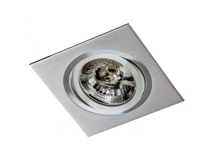 PP Design 610/1 OPRAWA HALOGENOWA LED WPUSZCZANA OCZKO REGULOWANA ALUMINIUM DRAPANE ES111 QR111 AR111 GU10 G53