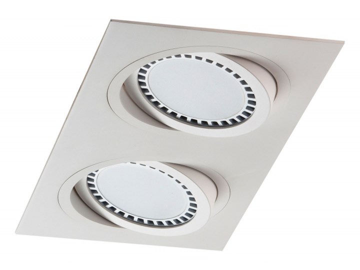 PP Design 621/2 OPRAWA HALOGENOWA LED WPUSZCZANA OCZKO REGULOWANA BIAŁY ES111 QR111 AR111 GU10 G53