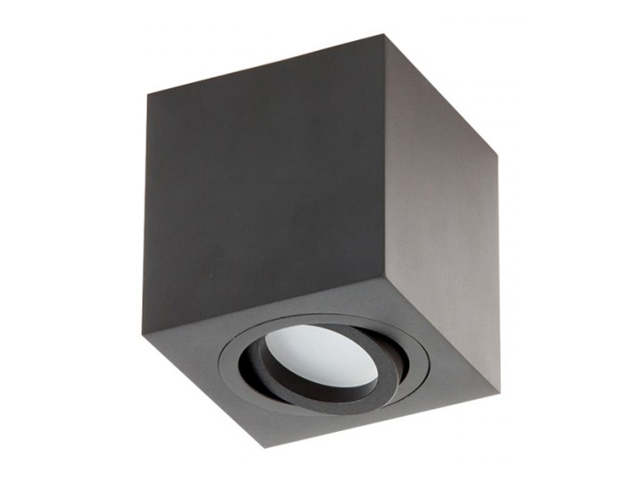 PP Design P 204 PLAFON NOWOCZESNA LAMPA SUFITOWA OPRAWA NATYNKOWA ALUMINIUM CZARNY PAR16 GU10 LED