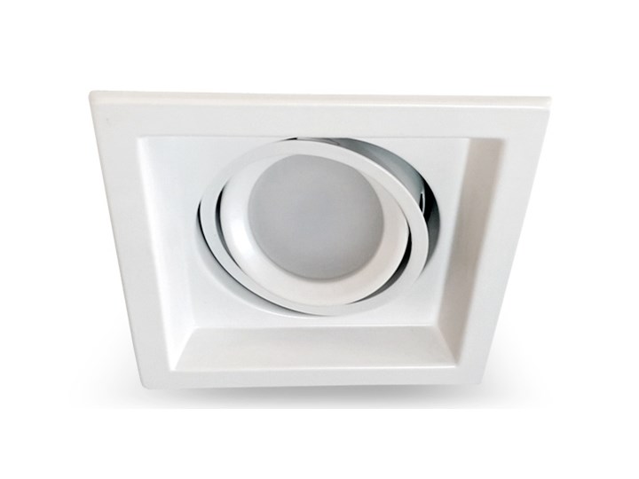 PP Design 750/1 OPRAWA HALOGENOWA LED WPUSZCZANA POJEDYNCZA REGULOWANA METAL BIAŁY MR16 GU10 GU5,3