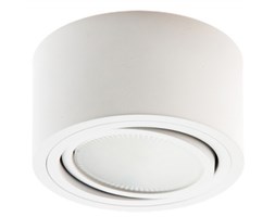 PP Design P 100 WH PLAFON NOWOCZESNA LAMPA SUFITOWA OPRAWA NATYNKOWA 12 CM ALUMINIUM BIAŁY GX53 LED NISKI