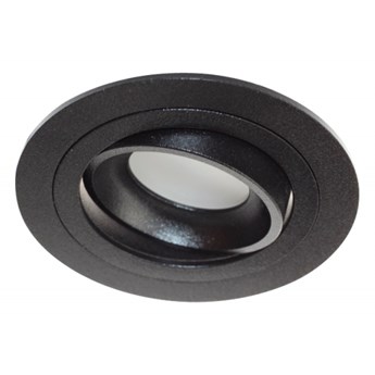 PP Design 825 BK OPRAWA HALOGENOWA WPUSZCZANA REGULOWANA OCZKO ALUMINIUM CZARNY PAR16 MR16 GU10 230V LED