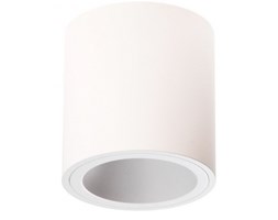 PP P 207 WH PLAFON NOWOCZESNA LAMPA SUFITOWA OPRAWA NATYNKOWA ALUMINIUM WALEC BIAŁA PAR16 GU10 LED