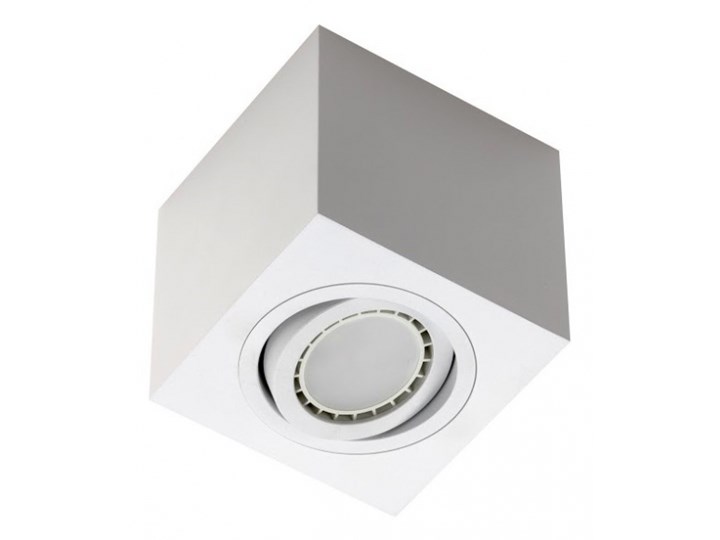 PP P 901 WH PLAFON NOWOCZESNA LAMPA SUFITOWA OPRAWA NATYNKOWA 12 CM ALUMINIUM BIAŁY ES111 LED