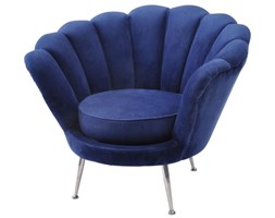 Fotel Eaton Velvet Navy Blue