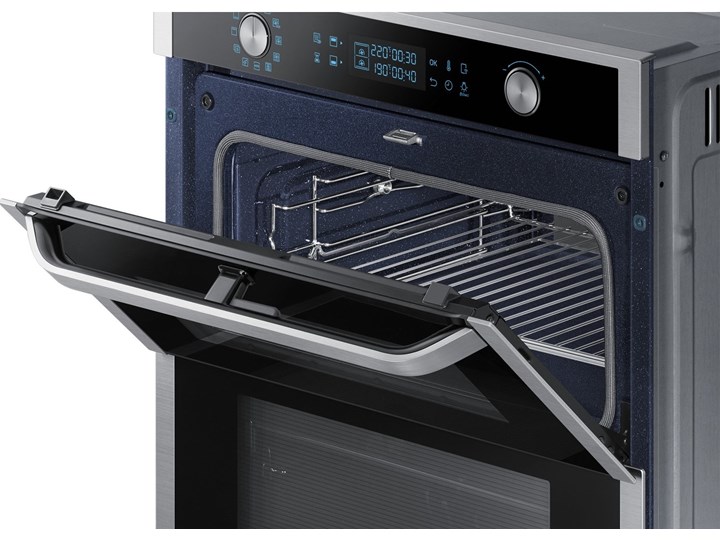Piekarnik SAMSUNG NV75N7647RS Dual Cook Flex Elektryczny Czarno-srebrny A+ Kolor Czarny Elektryczne Kategoria Piekarniki