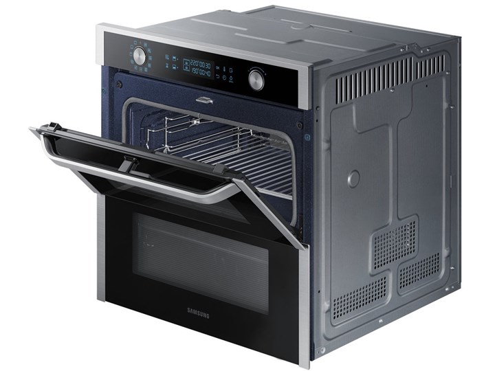 Piekarnik SAMSUNG NV75N7647RS Dual Cook Flex Elektryczny Czarno-srebrny A+ Kolor Czarny Elektryczne Kategoria Piekarniki
