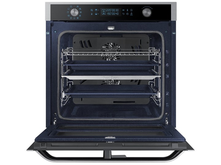 Piekarnik SAMSUNG NV75N7647RS Dual Cook Flex Elektryczny Czarno-srebrny A+ Kolor Czarny Elektryczne Kategoria Piekarniki