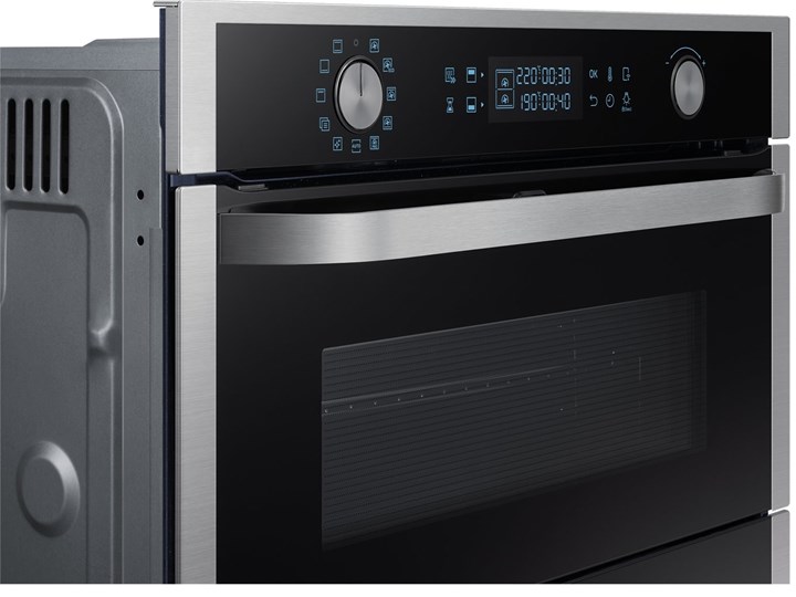 Piekarnik SAMSUNG NV75N7647RS Dual Cook Flex Elektryczny Czarno-srebrny A+ Elektryczne Kolor Czarny Kategoria Piekarniki