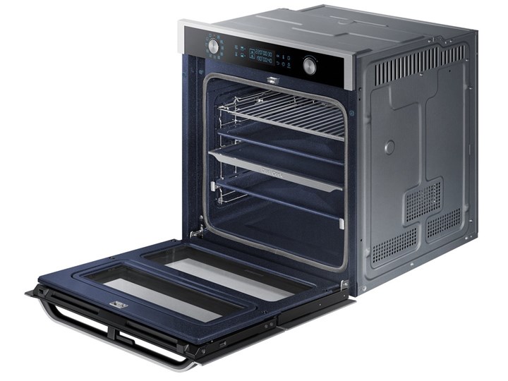 Piekarnik SAMSUNG NV75N7647RS Dual Cook Flex Elektryczny Czarno-srebrny A+ Elektryczne Kolor Czarny