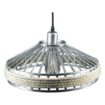 Lampa wisząca 38x38cm Altavola Design Prague Loft srebrna kod: 5902249030396