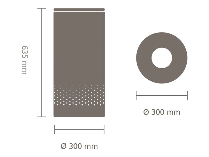 Kosz na bieliznę 35l Brabantia srebrny kod: 10 34 69 Metal Tworzywo sztuczne Kategoria