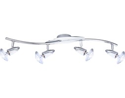 Lampa przysufitowa LORD IV Globo styl nowoczesny metal chrom