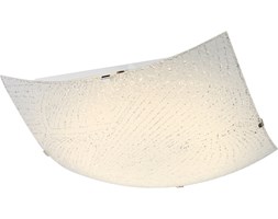 Plafon LED NOIR Globo styl glamour kryształ nikiel metal szkło