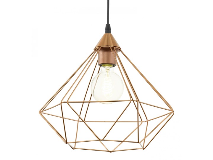 Lampa wisząca TARBES 1 Eglo styl industrialny tworzywo sztuczne stal nierdzewna
