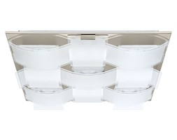 Lampa przysufitowa LED GUADIANO 9 Eglo styl nowoczesny stal szlachetna szkło satynowane