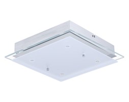 Plafon LED FRES 2 Eglo styl nowoczesny stal nierdzewna szkło szkło satynowane
