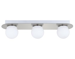 Lampa przysufitowa LED MOSIANO 3 Eglo styl nowoczesny stal szlachetna szkło opalone