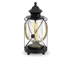 Lampka nocna BRADFORD Eglo styl retro vintage stal nierdzewna szkło