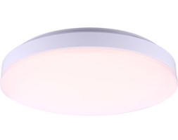Plafon LED VOLARE I Globo styl nowoczesny biały metal akryl