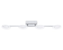 Lampa przysufitowa LED CARTAMA 4 Eglo styl nowoczesny stal nierdzewna tworzywo sztuczne