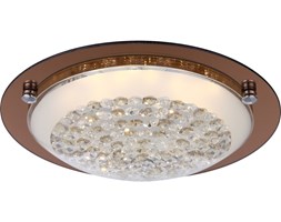 Plafon LED TABASCO Globo styl nowoczesny metal kryształ k5 lustro szkło