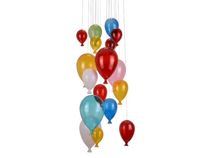 Lampa Wisząca Balloon Azzardo metal szkło wielokolorowy MD50150-4