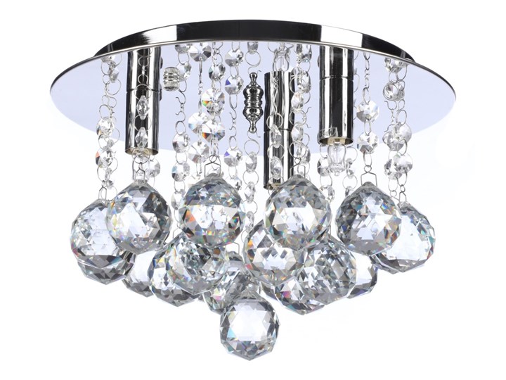 Lampa Przysufitowa Bolla 25 Plafon Azzardo styl glamour / kryształ kryształ k9 przeźroczysty AZ1285