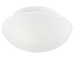 Plafon ELLA 1 Eglo styl minimalistyczny stal nierdzewna szkło opalone