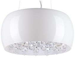 Lampa Przysufitowa Quince Plafon Azzardo styl glamour kryształ nowoczesny akryl metal szkło
