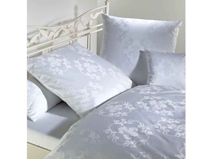 Poszewka adamaszkowa Curt Bauer Josephine White 60x80 cm Kolor Biały 50x60 cm 70x90 cm 80x80 cm Kategoria Komplety pościeli