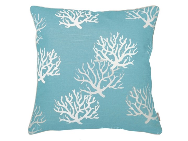 Poduszka dekoracyjna koralowiec Coral Blue 45 x 45 cm Poszewka dekoracyjna Bawełna Kwadratowe 45x45 cm Kategoria Poduszki i poszewki dekoracyjne
