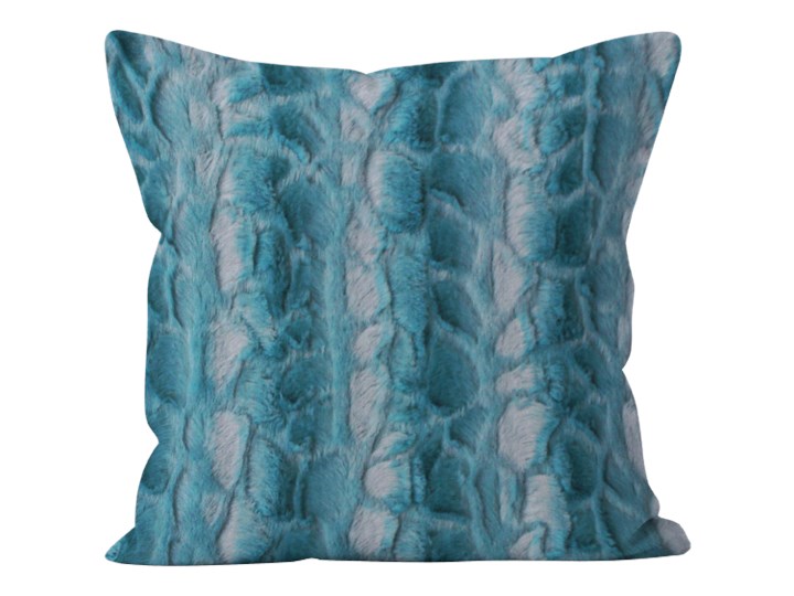 Poszewka Astoria Futro Turkus 40x40 Cm Poszewki Dekoracyjne