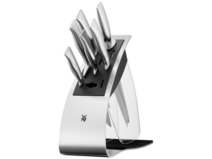 WMF GRAND GOURMET - KOMPLET NOŻY 7cz, blok, zestaw