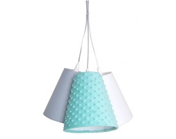 Lampa wisząca dzwoneczki Minky Mint + gratis poszewka minky