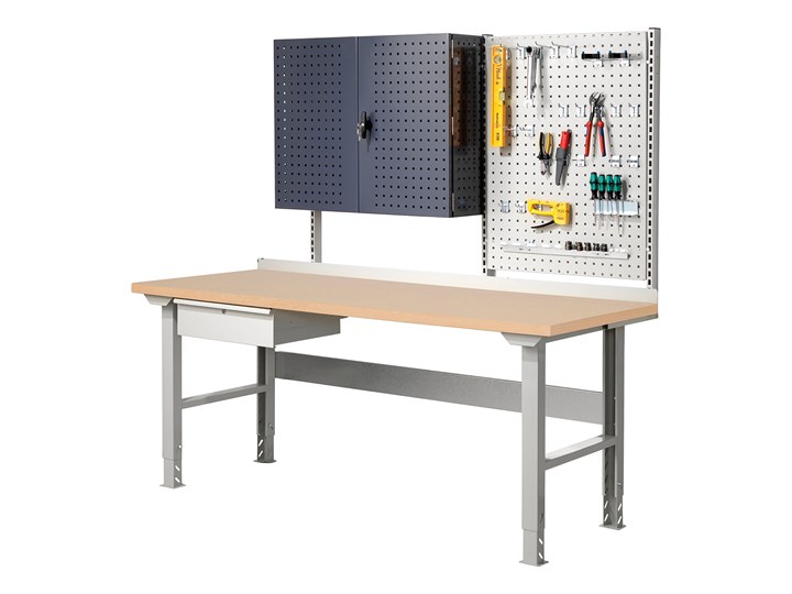 Stół roboczy Robust, 300 kg, 2000x800 mm, płyta HDF
