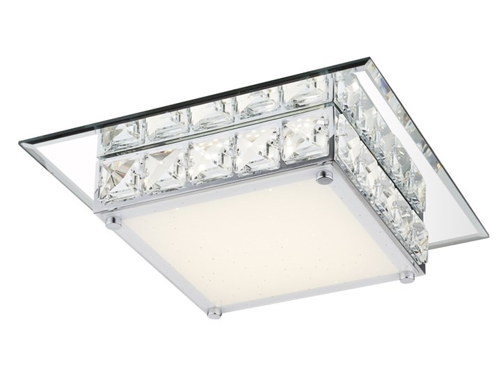 Lampa przysufitowa LED GLOBO MARGO styl glamour / kryształ chrom, kryształ k5 srebrny, przeźroczysty 49355
