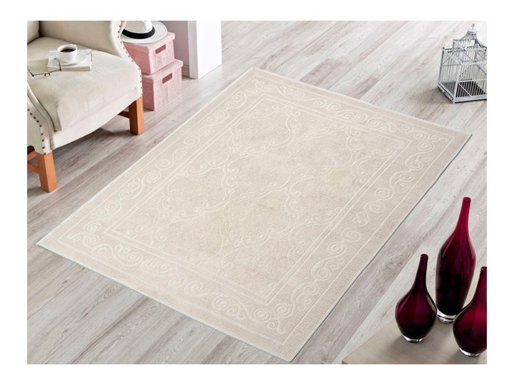 Kremowy bawełniany dywan Vitaus Osmanli, 60x90 cm Prostokątny Kategoria Dywany