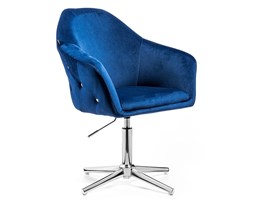 FOTEL HR547CROSS CIEMNE MORZE WELUR Tkanina