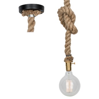 Lampa Simply light – lina konopna