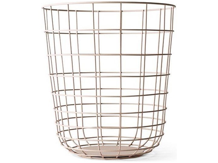Kosz na papier Wire jasnoróżowy