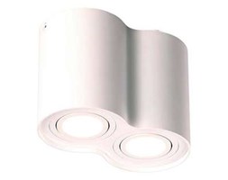 MAXlight Basic Round II C0085 Plafon lampa sufitowa oprawa spot 2x50W GU10 biały >>> RABATUJEMY do 20% KAŻDE zamówienie !!!