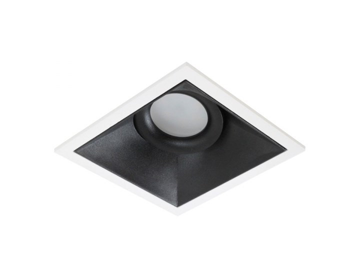 PP 1001 BK OPRAWA HALOGENOWA LED WPUSZCZANA OCZKO REGULOWANA ALUMINIUM CZARNA PAR16 MR16 GU10 GU5,3