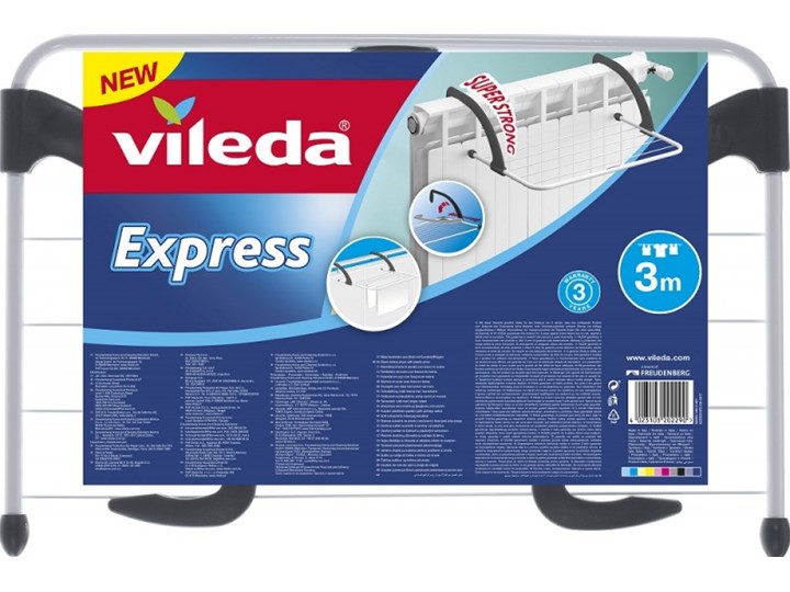 Suszarka na pranie VILEDA Express Czarno-biały Grzejnikowe Balkonowe Kategoria