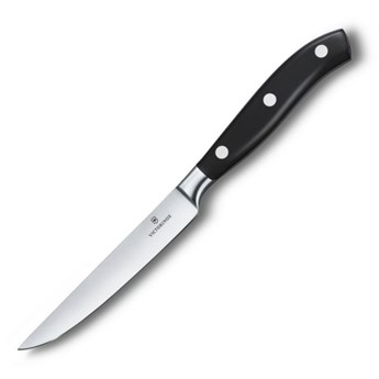 Nóż do steków kuty 12cm Grand Maitre Victorinox czarny kod: 7.7203.12G