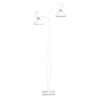 WIVARA LP2 WHITE 840/LP2 klasyczna lampa podłogowa szklane białe klosze dużo światła