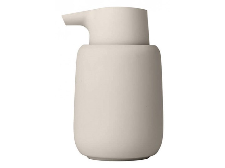Dozownik do mydła 250ml Blomus SONO kremowy kod: B69054 Dozowniki Ceramika Tworzywo sztuczne Plastik Kolor Beżowy