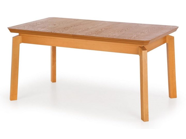 Rozkładany stół z blatem w okleinie naturalnej Rois Płyta MDF Długość 250 cm Długość 150 cm  Drewno Szerokość 90 cm Rozkładanie